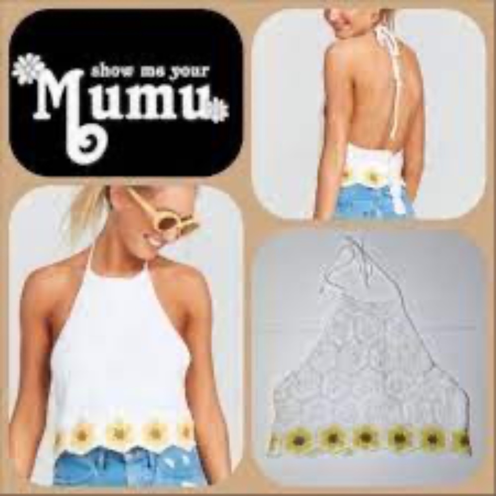 Show Me Your Mumu Crochet Garth Granny Square Halter Top - Picture 10 of 10